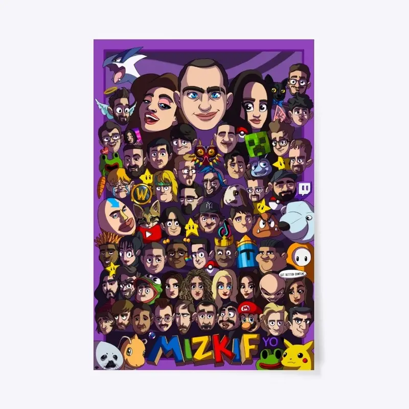 Mizkif and Friends poster